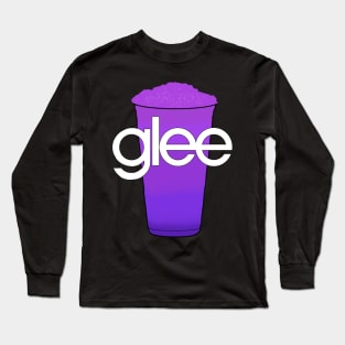 Glee Slushie Fanart Purple Long Sleeve T-Shirt